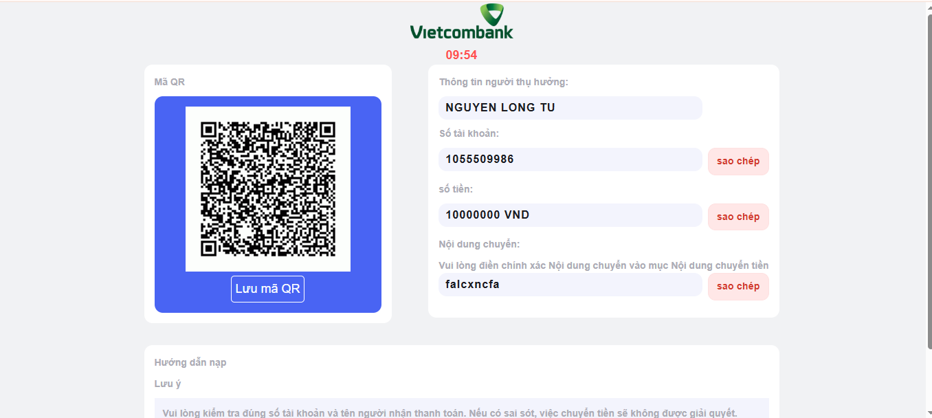 C&aacute;ch nạp tiền BJ88 th&ocirc;ng qua h&igrave;nh thức Internet Banking