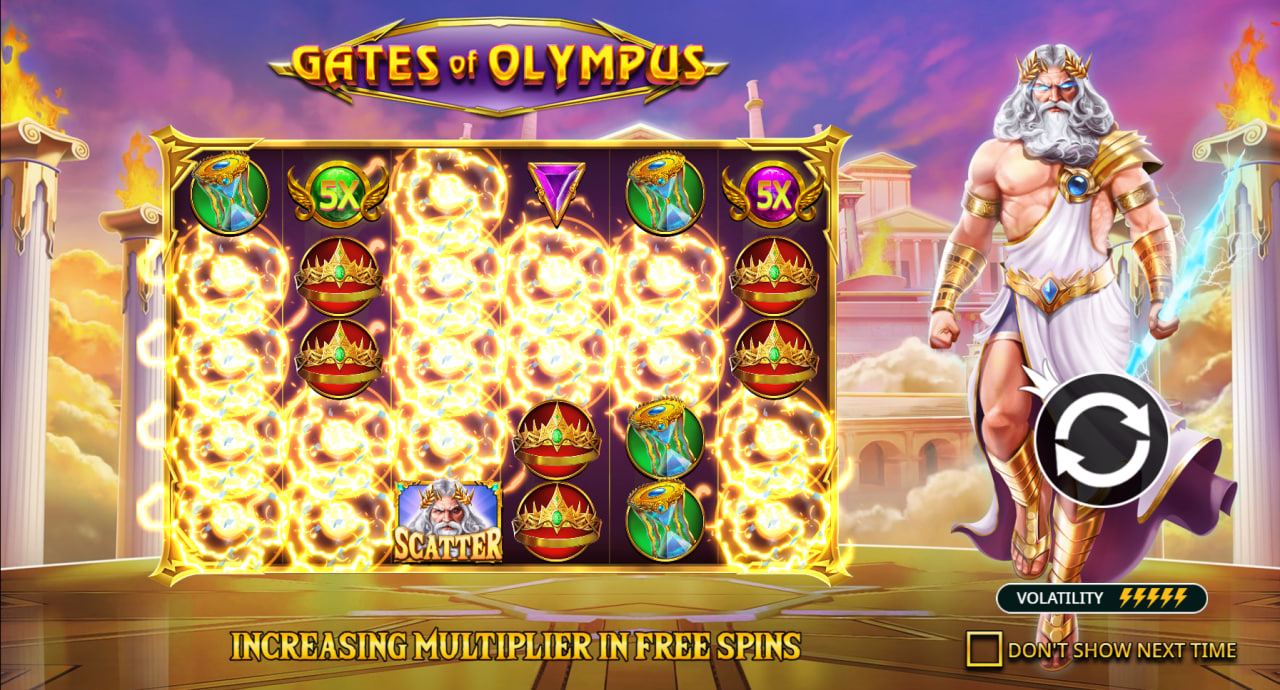 Gates of Olympus - Nổi bật bởi dễ chơi và đồ họa ưa nhìn