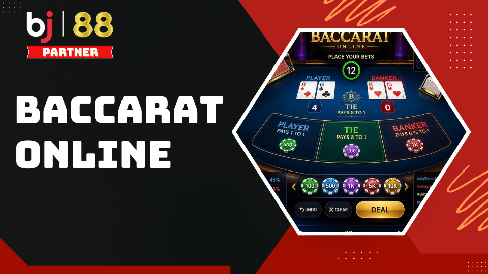Baccarat Online - Chơi bài trực tuyến cùng BJ88
