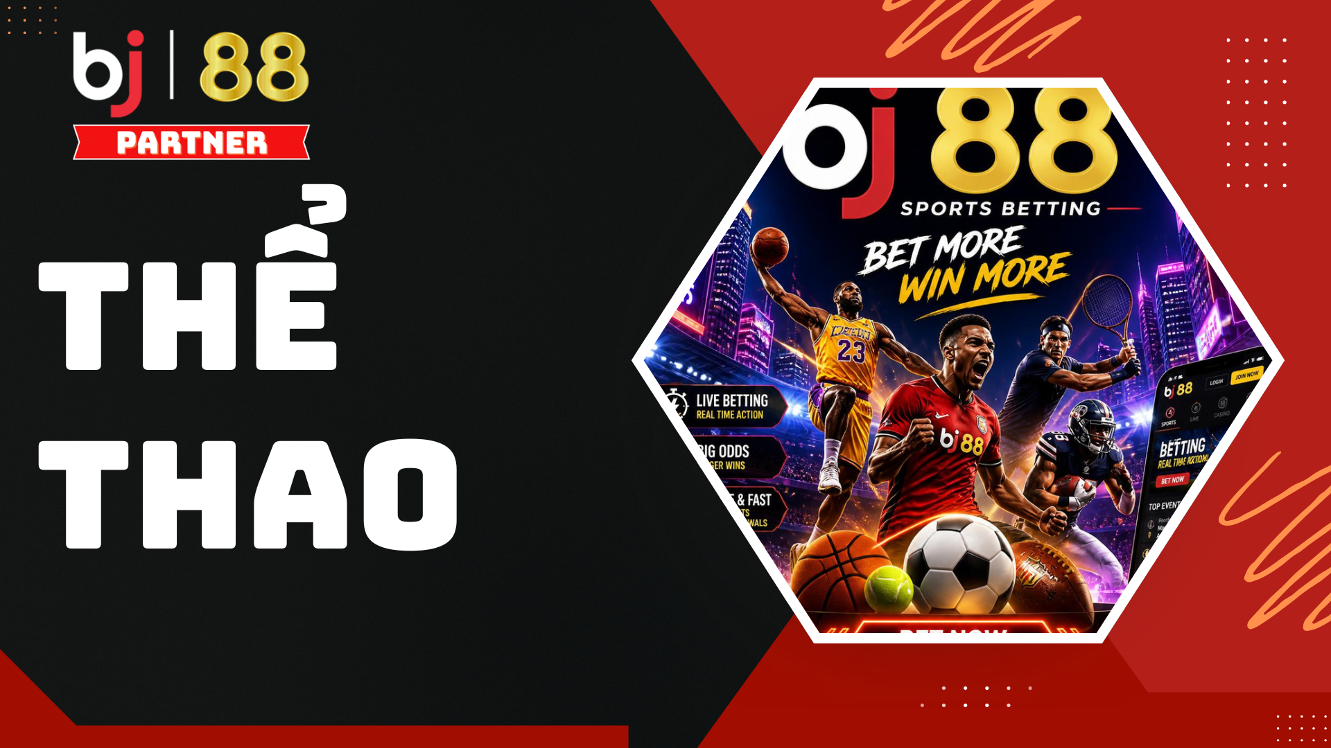 BJ88 ⭐️ Trực Tiếp Đá Gà BJ88VND.Com Chính Thức 2026 25 Tại BJ88 bạn có thể tham gia cá cược các bộ môn như Thể Thao Ảo, Bóng Đá, Quần Vợt, Đua Ngựa, Bóng Chuyền, Esport với tỷ lệ kèo hấp dẫn đến từ các nhà cung cấp CMD, BTI Sports, Saba Sports,...